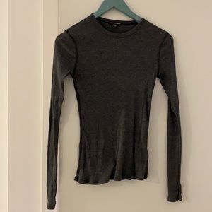 James Perse Ribbed Cotton Tee